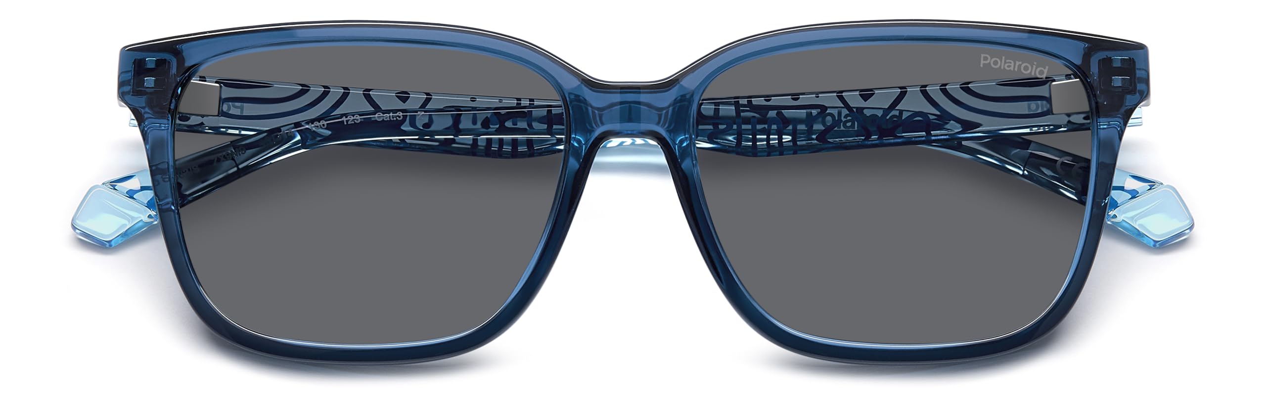 POLAROID KIDS Okulary unisex dla dzieci, Niebieski, 49/14/130