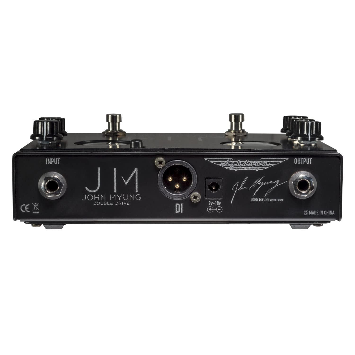 Ashdown Engineering Black 9V John Myung Signature Pedal With Double Drive & Dual VU - Image 4