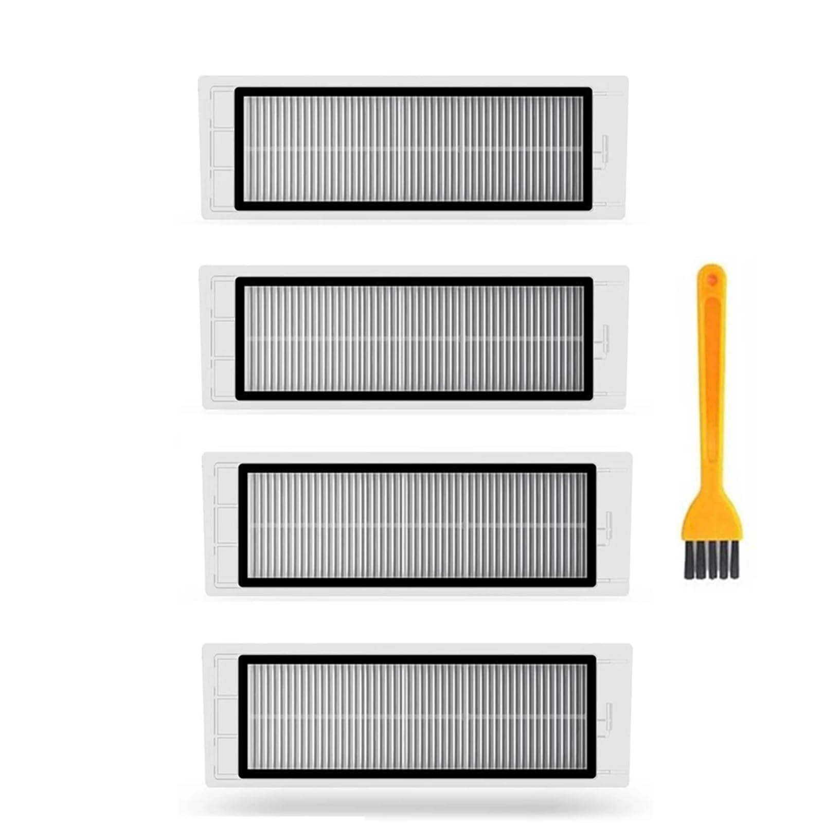 Jodriva robot sweeper dirt tray Hepa Filter Replacement, for Xiaomi, for Mijia, 1s Sdjqr01rr Xiaowa C10, for Roborock, S52 S50 S51 S55 T65(4pcs)