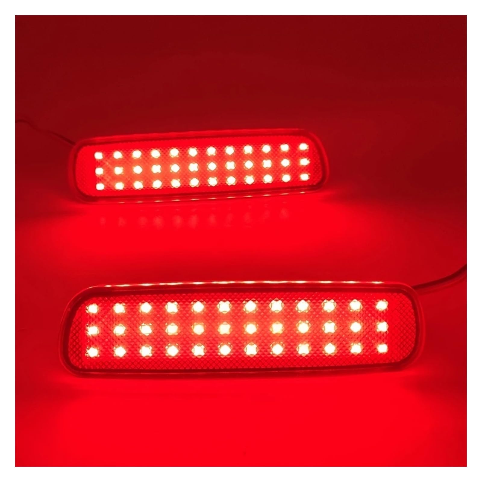 Conjunto piloto trasero coche 2 Uds LED Reflector De Parachoques Trasero Luz Para Land Para Cruiser 100 Cygnus LX470 Lámpara Freno Aparcamiento Advertencia Parada Linterna Trasera