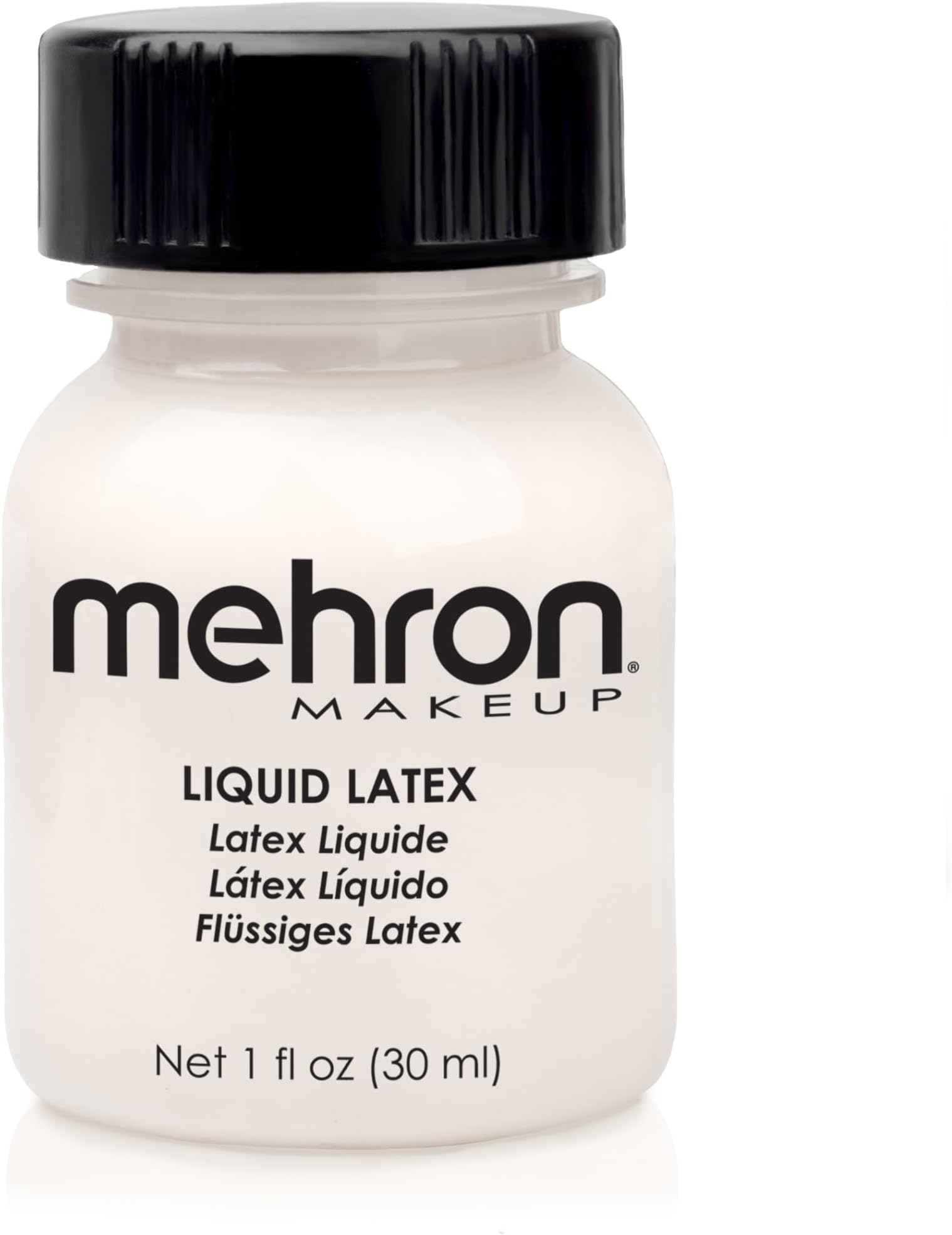 Makeup Liquid Latex | SFX Makeup | Halloween | Latex Glue for Skin | Prosthetic Glue 1 fl oz (30 ml) (Clear Flesh)