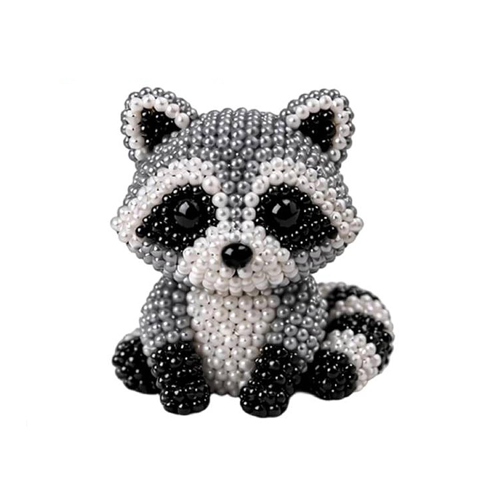 DIY Animal Beading Kit, Tiny 3D Beading Embroidery Kit, with Colorful Beads & Instructions, Beaded Animal DIY Set, Handmade Creative Arts & Crafts Gift for Adults & Beginners