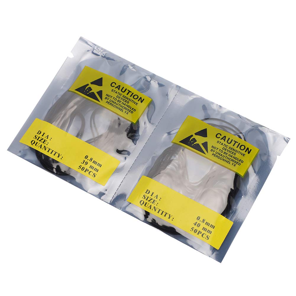 Ogólny 31 mm-40 mm zegarek o-ring uszczelka obserwująca gumowe części zamienne z uszczelnieniem (0,7 mm + 0,8 mm + 0,9 mm)