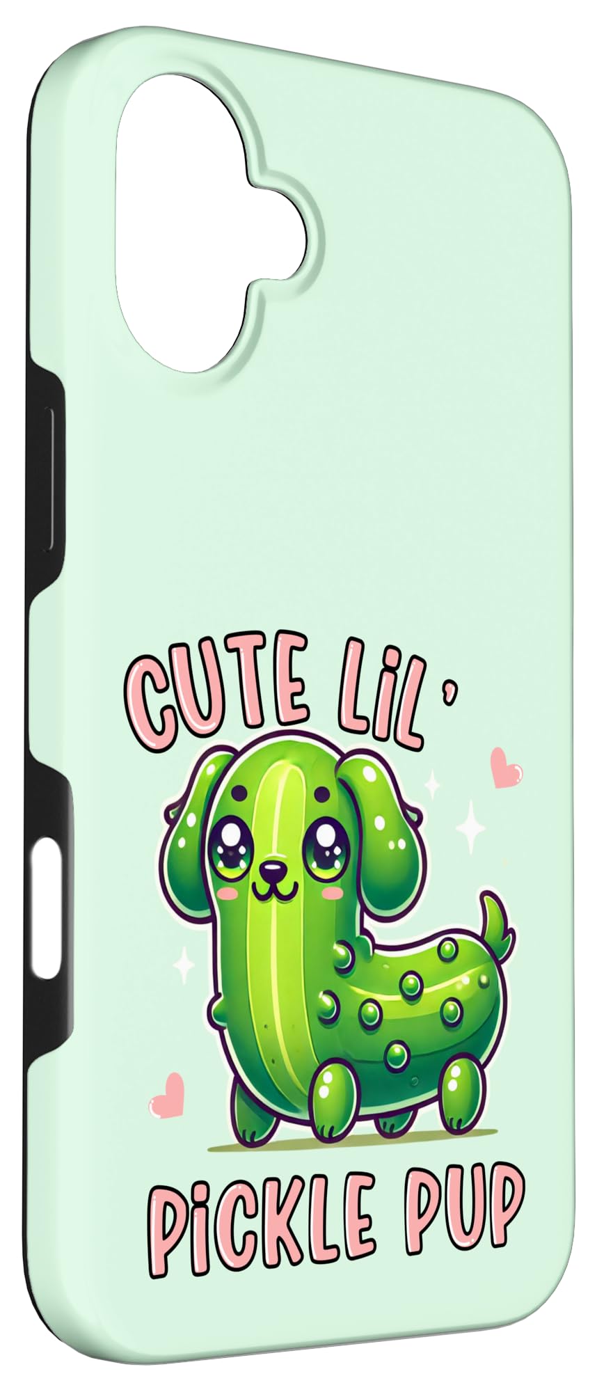 Amazon.com: iPhone 16 Plus Kawaii Pickle Dog Cute lil Pickle Pup