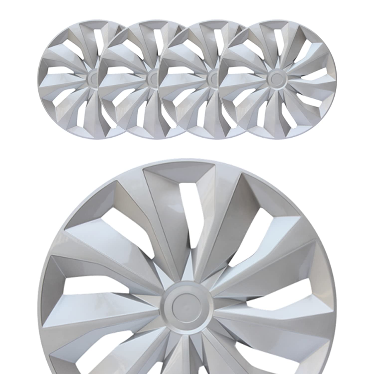 14 inch Hubcaps ABS Replacement for Steel Wheel（Non-Alloy） Snap-on Set of 4