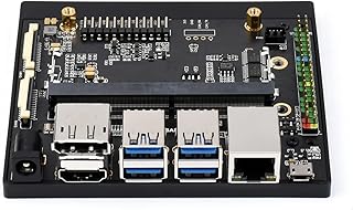 Waveshare NX Development Board Based On Jetson Xavier NX Alternative Solution For Jetson Xavier NX Developer Kit Carrier board Only Can Directly Insert into Jetson Xavier NX Module
