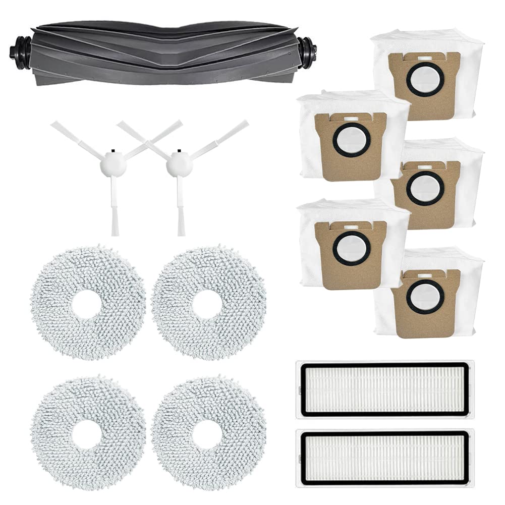 Main Brush Filters Side Brush Mop Cloth Dust Bags Kit For Dreame Bot L10s Pro S10 S10 Pro​ Vacuum Cleaner Commendable (Color : B)