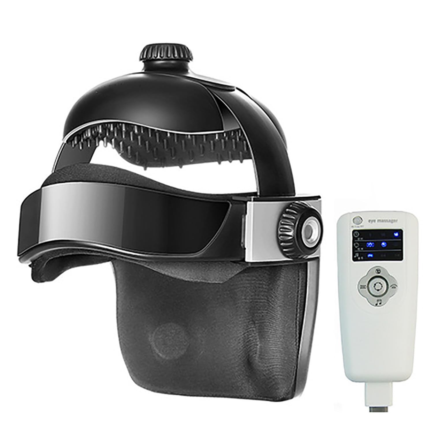 Elektrisches Kopfmassagegerät Mit Musik, Nackenmassagehelm Mit Wärmefunktion, Kopfakupunkturmassage Und Luftdruckmassage, Zur Linderung Von Kopfschmerzen Und Migräne, Zum Stressabbau