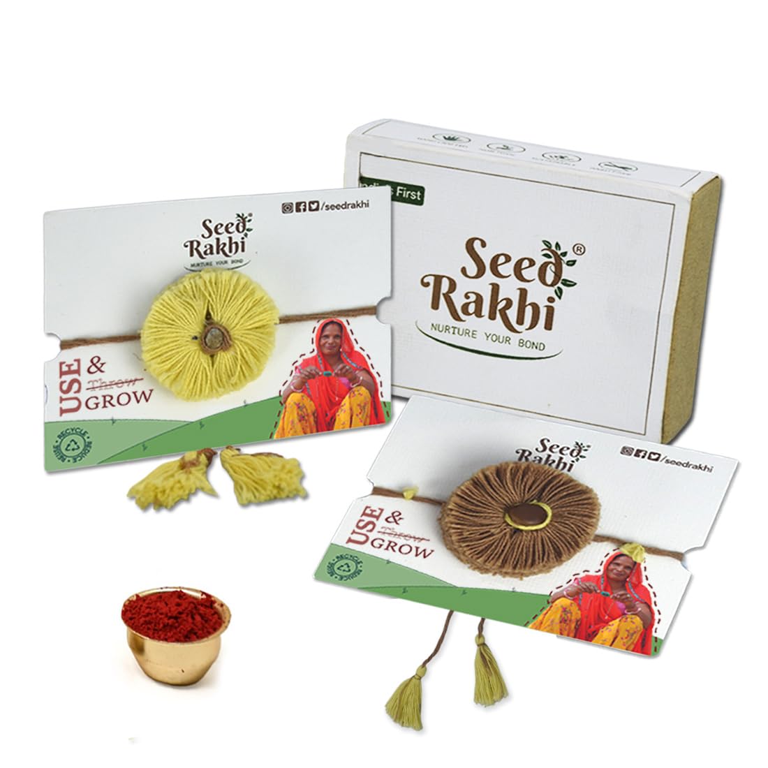 See full amazon price history chart for SeedRakhi for Brother - Natural Eco-Friendly Cotton Embroidery Set of 2 with Roli Tilak Pack - Rakhi Set for Brother; Kids; Rakshabandhan Gift for Brother; Designer Plantable Rakhi SeedRakhi for Brother - Natural Eco-Friendly Cotton Embroidery Set of 2 with Roli Tilak Pack - Rakhi Set for Brother; Kids; Rakshabandhan Gift for Brother; Designer Plantable Rakhi (B07VMDQKHQ) Amazon Price History, Amazon Price Tracker