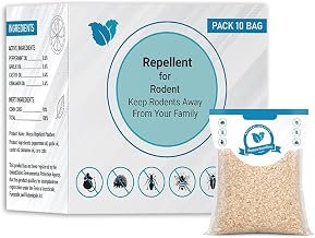 Rat Repellent for Car Home Pack of 1 (10 PCS ) Rodent & Mouse Repellent Peppermint Oil to Protect Wires in Car, Bike & Truck Engine No Kill Only Repels Home Indoor-Outdoor Garage Rat Controller Pills to Keep Rodents Out (10 pcs) (10psc)