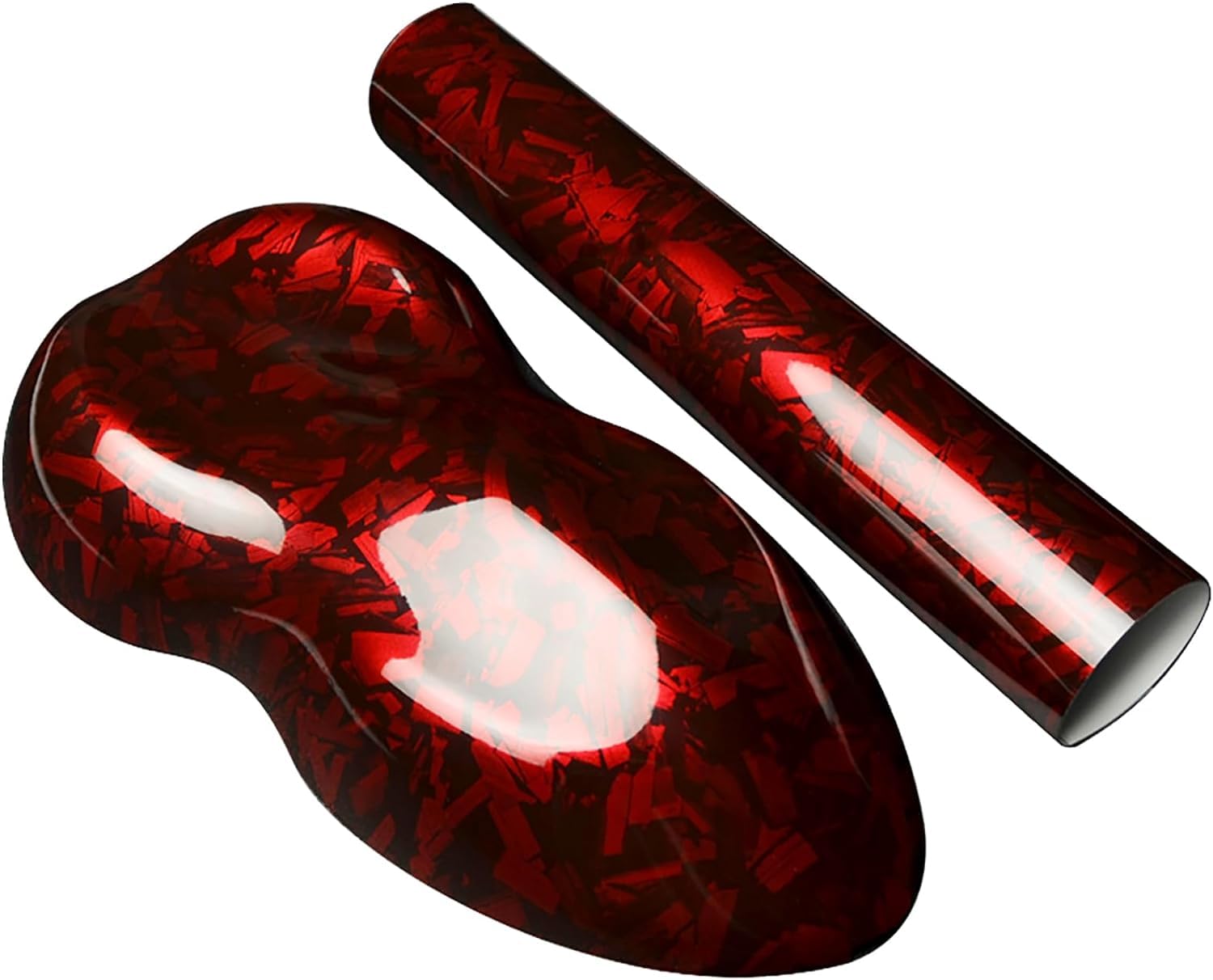 CompraFun Forged Carbon folia samochodowa z winylu, samoprzylepna, bez pęcherzyków powietrza, folia do samodzielnego foliowania, dekoracja samochodu, motocykla, roweru, folia ochronna do lakieru