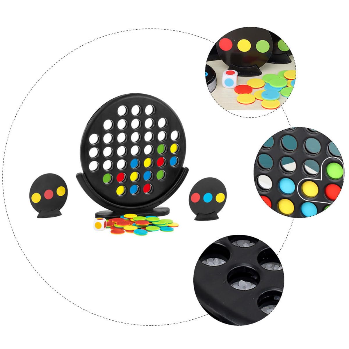 1 Set Jeu de Société Éducatif d'Échecs – Jeu Interactif de Correspondance de Cartes et Pièces Stratégiques pour Développer la Coordination Main-Esprit et L'Intelligence