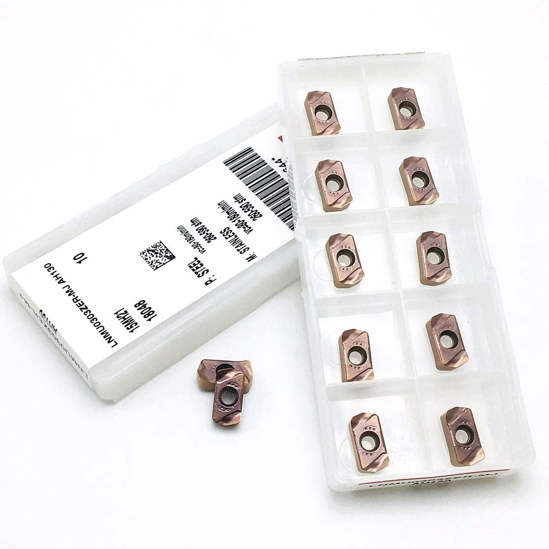 10pcs Lathe Tool Parts LNMU0303ZER MJ AH130 Carbide Insert Tool The Turning Insert CNC Lathe LNMU 0303
