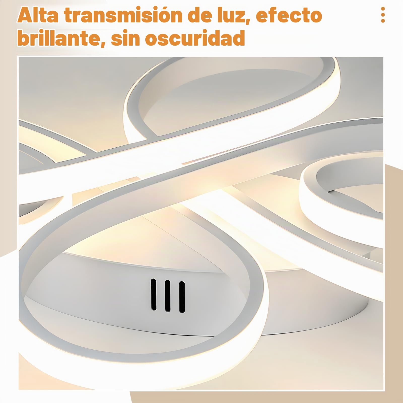 ZMH Lámpara de techo LED para sala de estar: cocina de 30 W y 40 cm en blanco, diseño moderno, lámpara de sala de estar, iluminación de techo cálida de 3000 K para dormitorio | blanco, diseño moderno para sala de estar, luz cálida de techo de 3000 K para