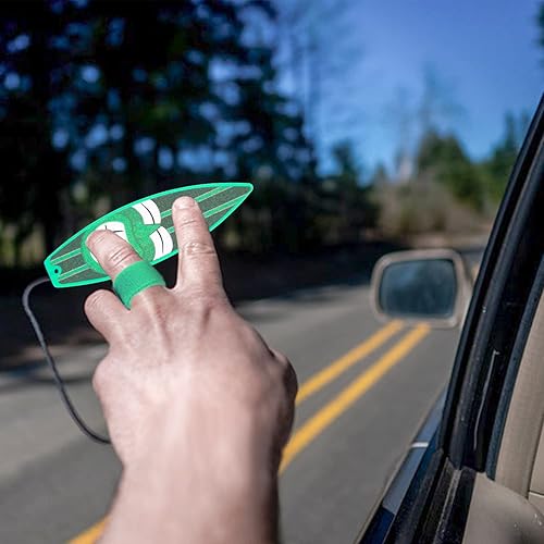 Miniatura 10 de JUNIQUTE Finger - Mini tabla de surf para niños y surfistas con llamativo diseño gráfico y bolsa de recepción (5 unidades, rojo, verde, negro,