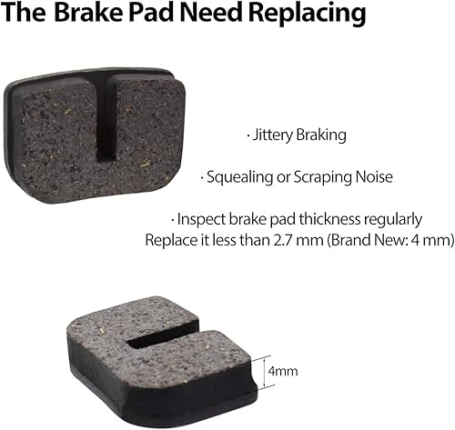 Miniatura 2 de 1PZ DP2-001 Pastillas de Freno para MOTOVOX MBX10 79CC MINI BIKE PASTILLAS DE FRENO TRASERAS MBX-10 PARTS NUEVO (2 unidades)