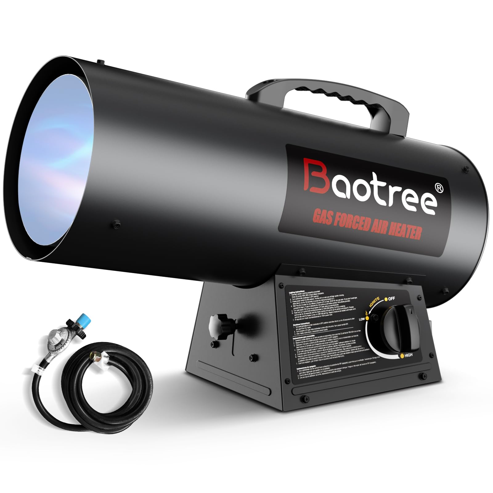 Baotree 12,500 BTU Forced Air Propane Heater