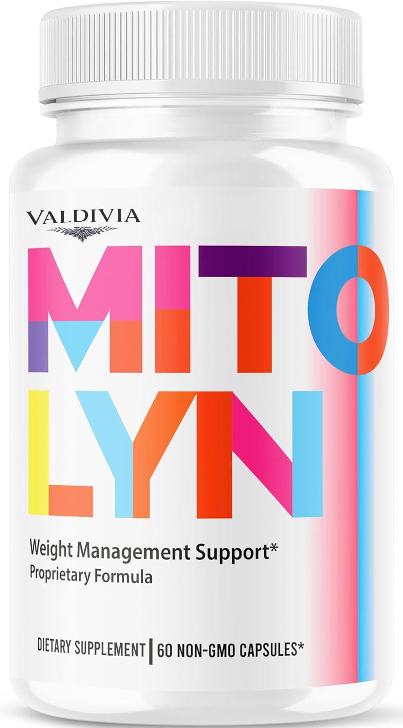 Mitolyn Pills - Official Mitolyn Weight Pills Advanced Supplement Support - Maximum Strength, Natural Mito Lyn Vitamins for Overall Health & Wellness Reviews, 60 Capsules for 1 Month