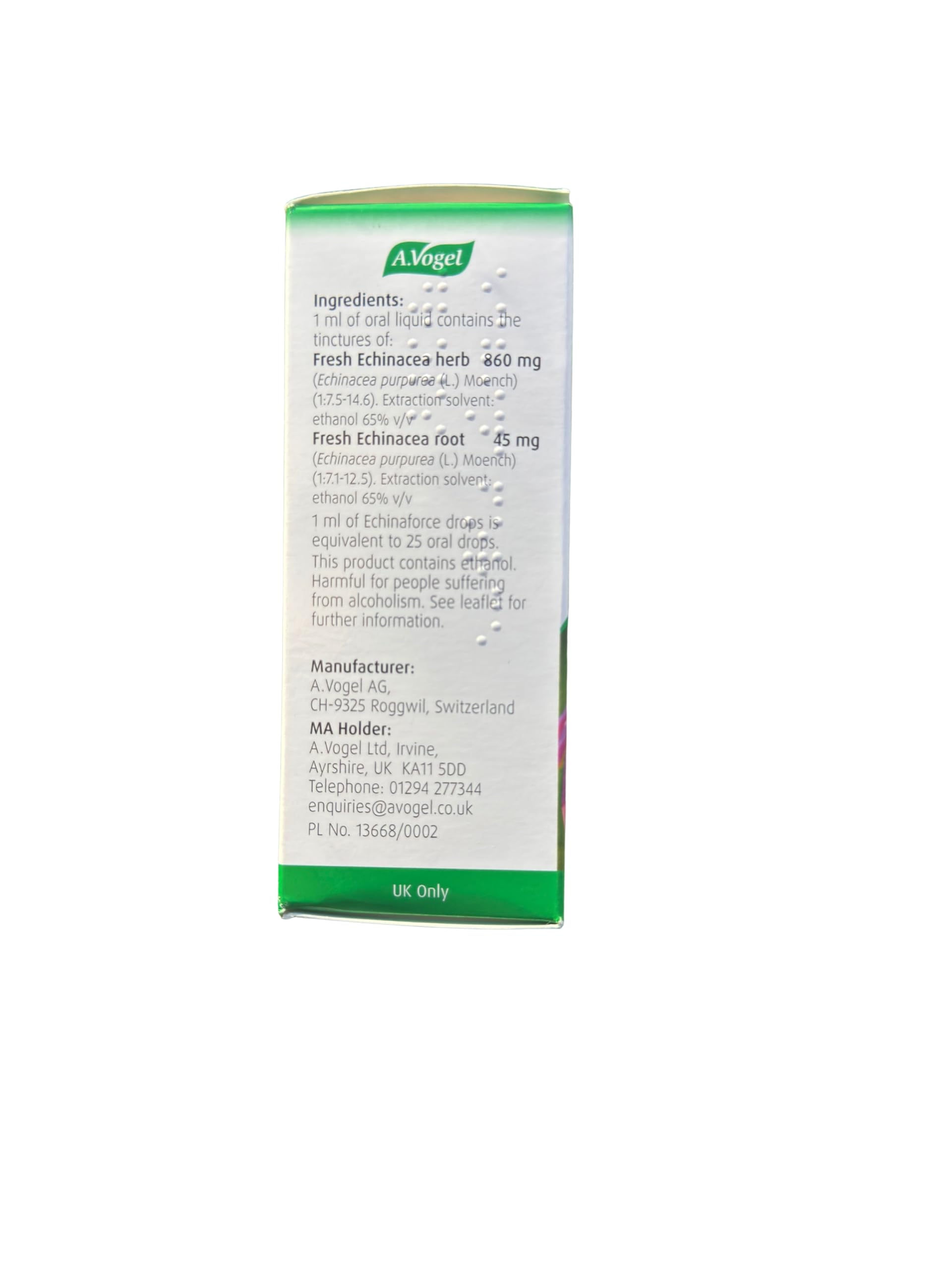 (4er BUNDLE) | A. VoGel (previously Bioforce) Echinaforce Drops 100ml | 100ml - A Vogel