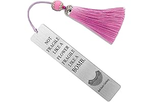 RGB Metal Bookmark: Fragile Like A Bomb