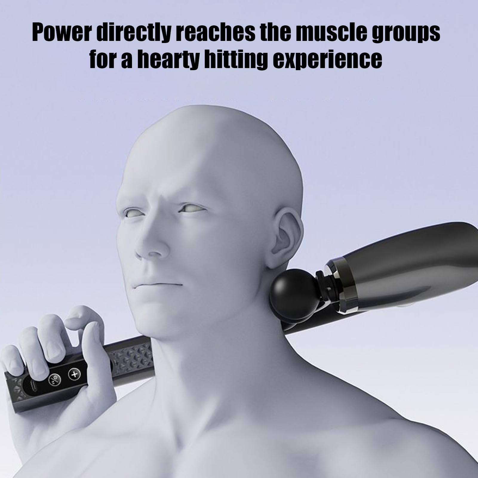 Masajeador de Percusión Eléctrico Dispositivo Relajación Muscular | Masaje Cervical para Hombres Mujeres Deportistas Trabajadores Profesionales Viajeros Hogar Oficina Gimnasio