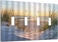 Vista 96 de Puerta de castillo de madera de mediados de siglo, estilo griego, cubierta de interruptor de luz de palanca individual, placa decorativa de pared