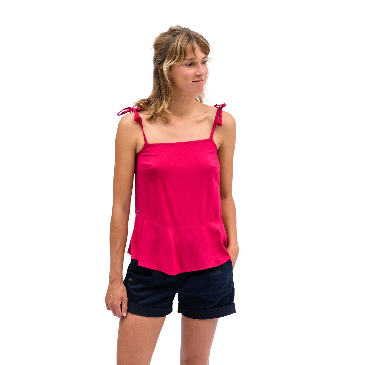 OxbOw M1camilla Women's Top, womens, OXV916299, Peony, FR : L (Taille Fabricant : 3)