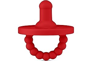 Ryan & Rose Christmas Pacifier & Teether Set (Stage 1, Red)
