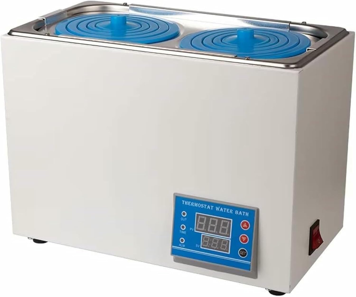Scientific Thermostatic Laboratory Water Bath, 600 W Electric Water Bath, 6.86 L Stainless Steel Lining, Water Bath Supplies