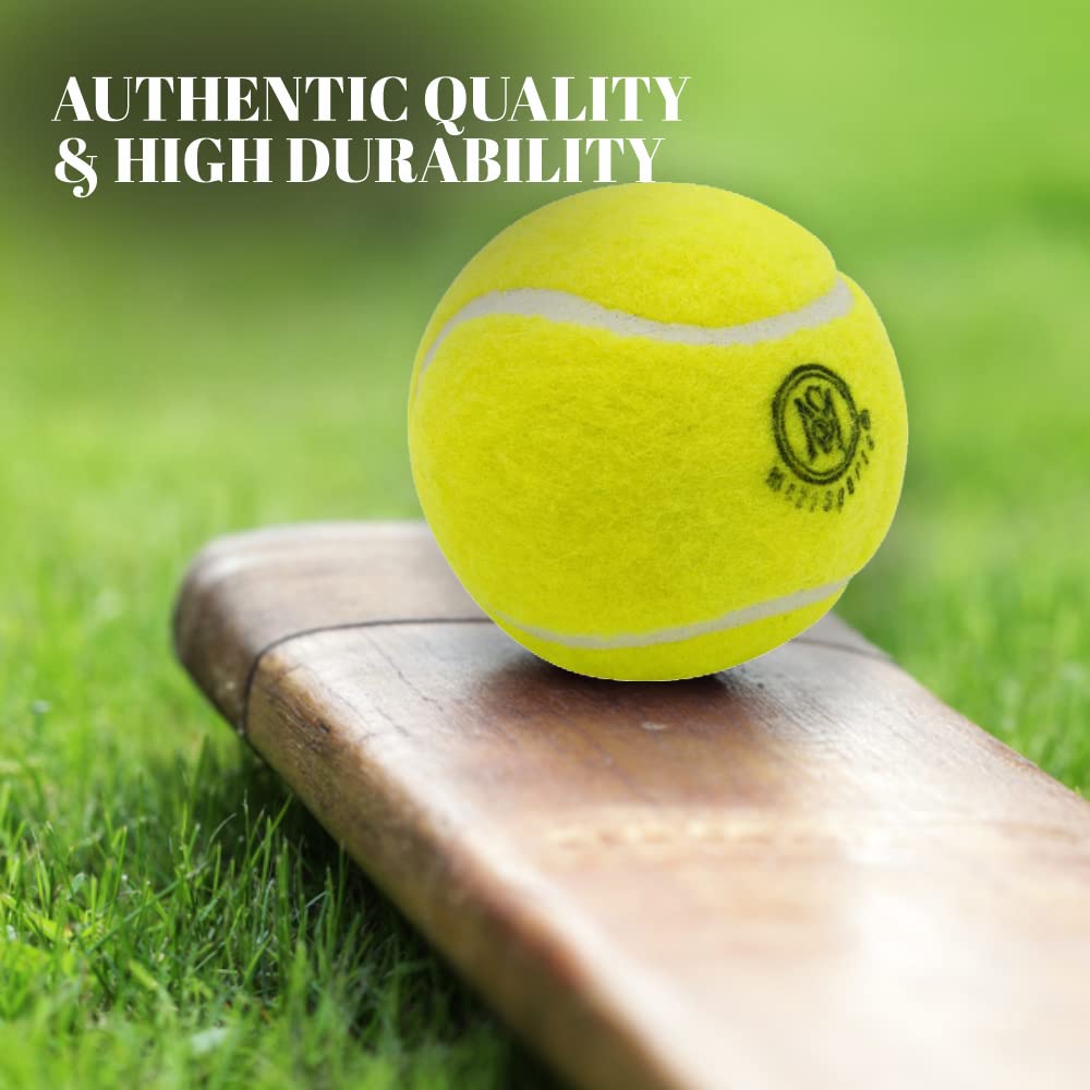 Balles de Tennis de Cricket - Balles de Tennis en Caoutchouc Lourd pour Cricket