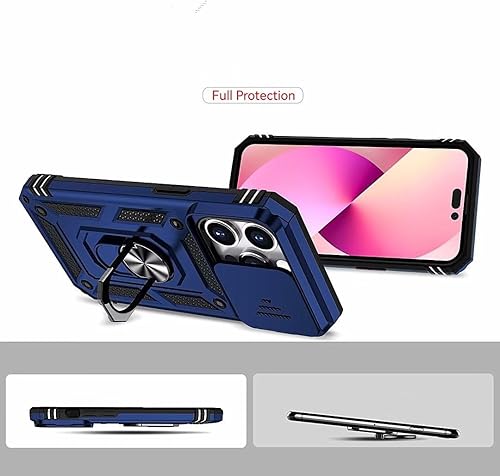 Miniatura 7 de Funda para Xiaomi Mi 11T11T Pro, protección de soporte de coche de grado militar soporte incorporado Soporte de anillo de metal magnético resistente
