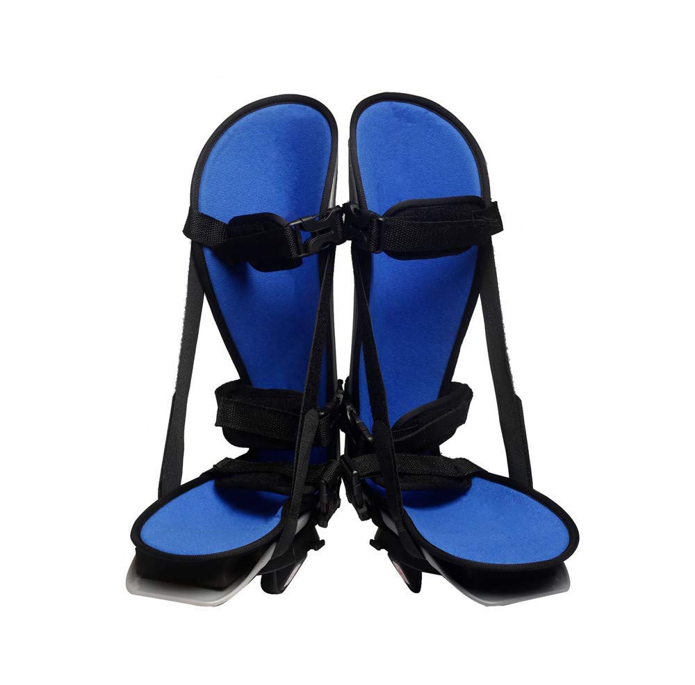 Attelles de Pied pour vélos d'exercice motorisés/pour handicapés et handicapés, Support de Jambe pour thérapie Physique électronique et entraîneur motorisé à pédale de vélo de rééducation, 1 Paire