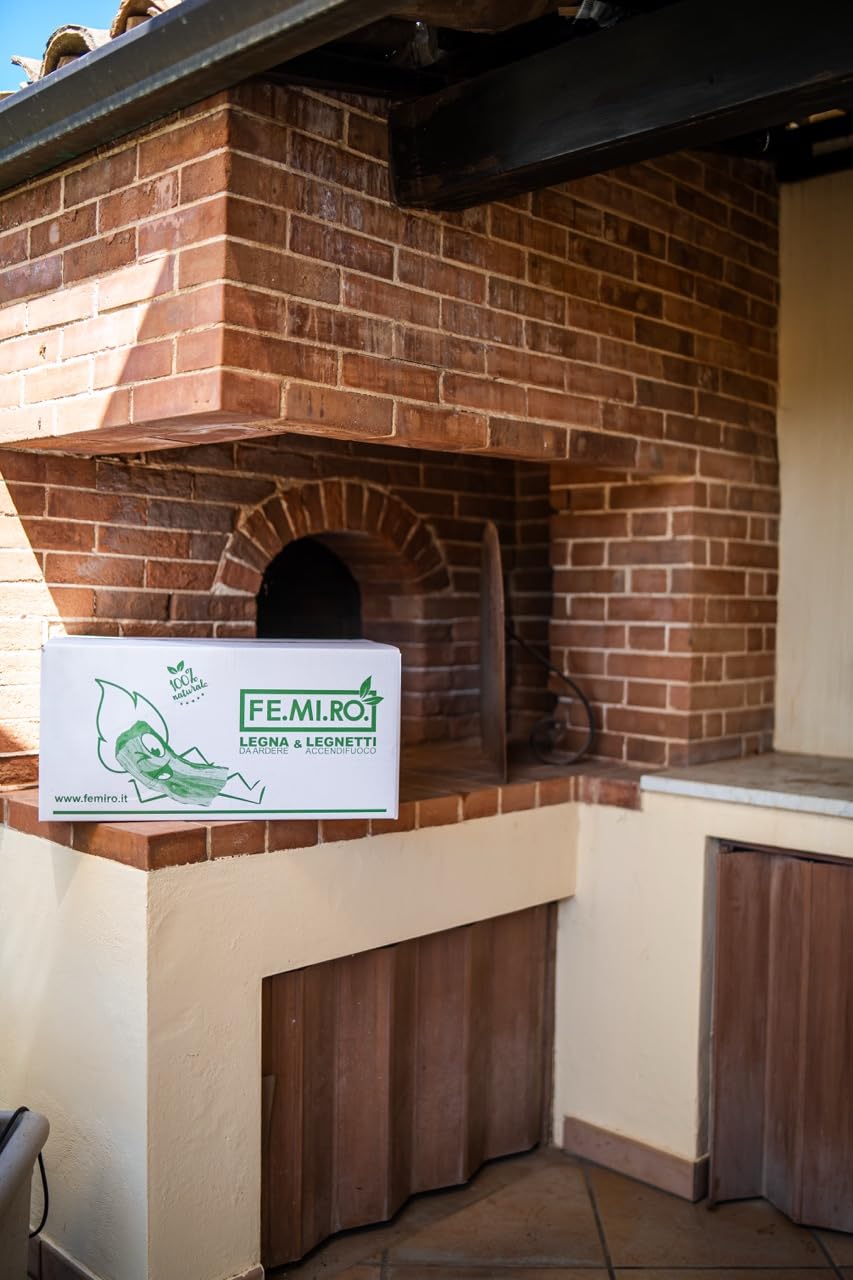 Legna da Ardere di Olivo in Scaglie BIGCHIPS in Scatole da 20 kg – Accendi Camino e Mantenimento Fiamma – Per Camino, Stufa, Forni, Pizzerie e Barbecue – Fornitura 20 kg