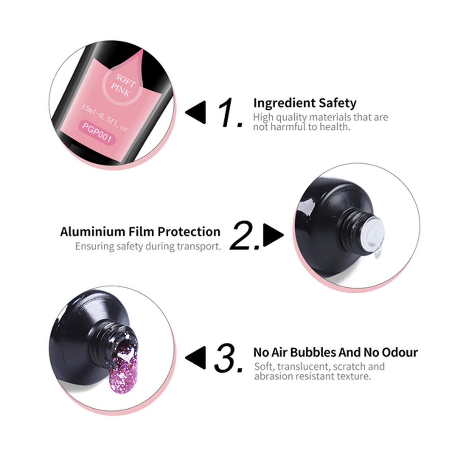 Kit Per Ricostruzione Unghie Strumento Manicure Texture Liscia Con Lampada | Gel di Finitura Professionale per Unghie Per Viaggi Esterni Scuola Compagna Sorella Figlia Moglie