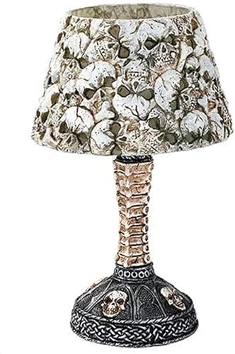 Pacific Giftware Boneyard Osario Skull LED Mini lámpara de noche que cambia de color escritorio decoración de Halloween