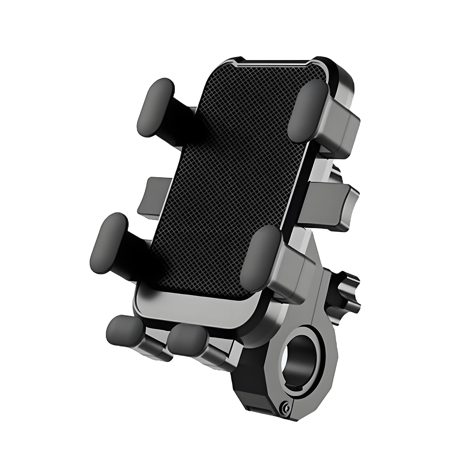 YDSTNiu Motorcycle Smartphone Mount Holder for 50cc 110cc 125cc ATV Dirt Pit, Motorcycle Cell Phone Mount Handlebar Bracket Anti-Vibration Secure Navigation Support Stand,A