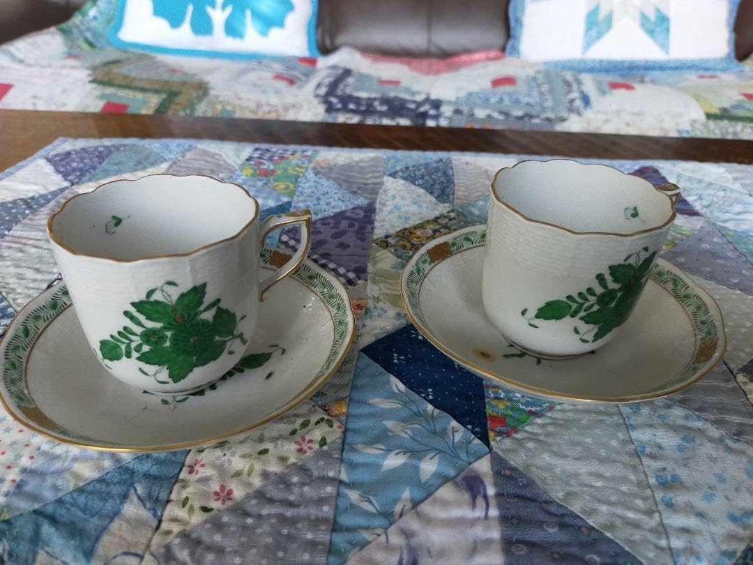 ヘレンド コーヒーカップandソーサー 2客セット｜コーヒー・ティーカップ
