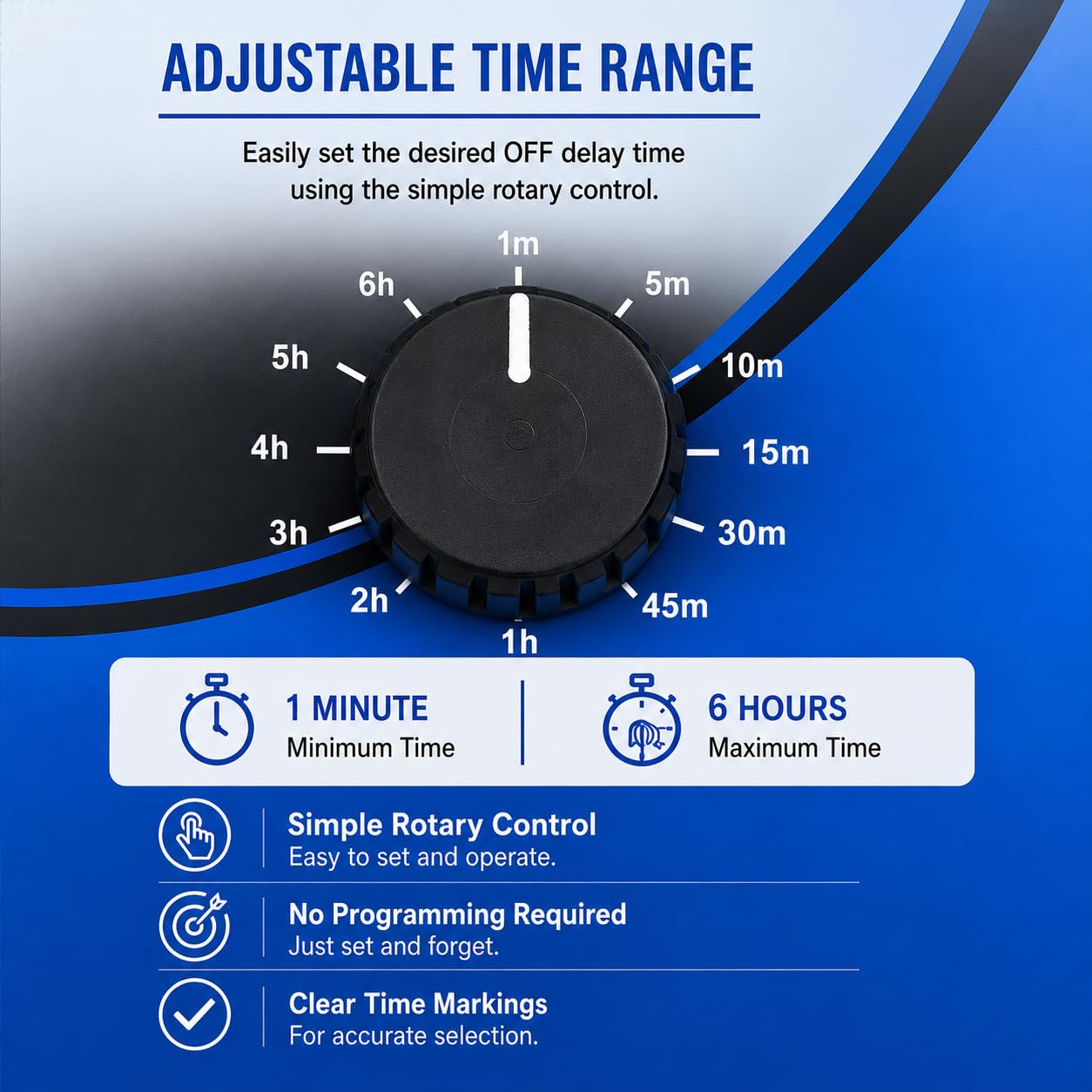 Countdown Timer Switch - 1 Min to 6 Hours -3
