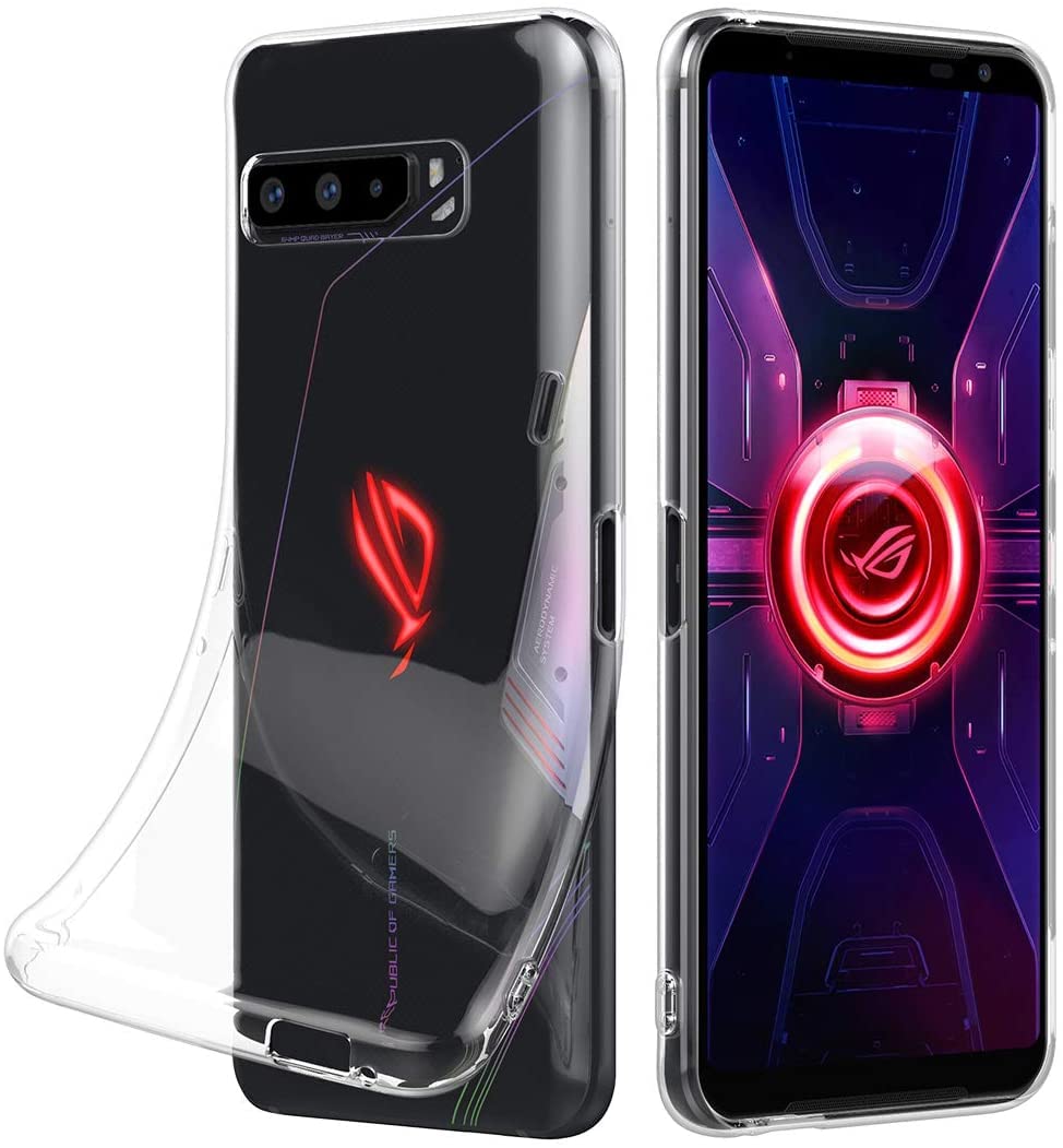Thin Fit Asus Rog Phone 3 Soft TPU Clear Transparent Cover Durable Drop Protective Back Cover for Asus Rog Phone 3 (B0B85BR31G) Amazon Price History, Amazon Price Tracker
