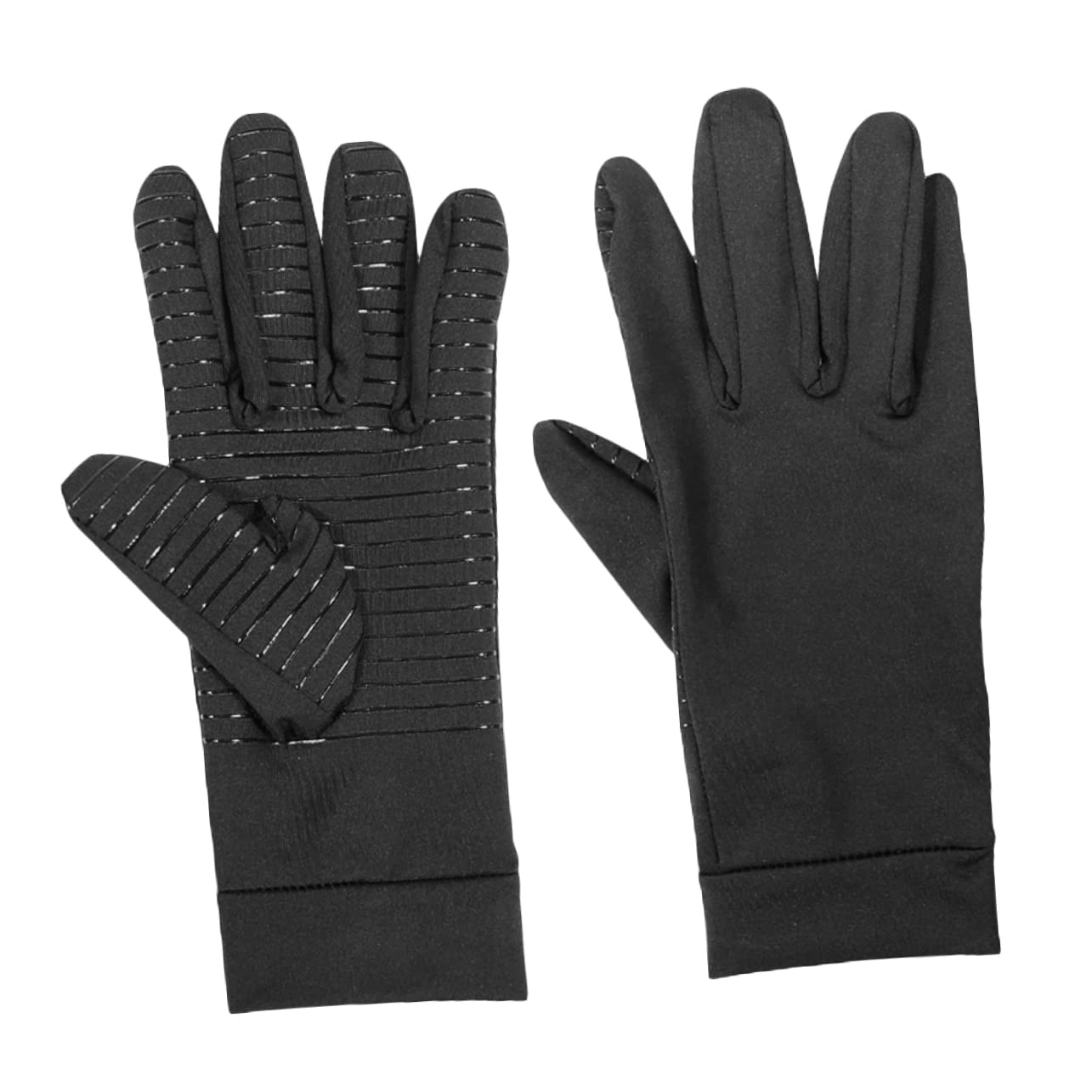 OUNONA 1Pair Full Finger Sports Gloves for Lightweight Static for Cycling Workouts and Driving Chic Design