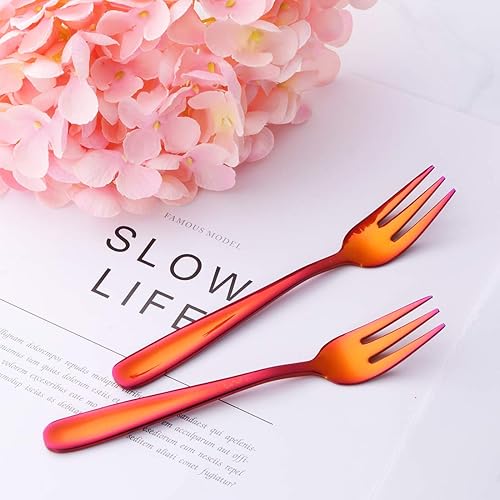 Miniatura 6 de Cucharadita de tenedor del desierto (tenedor rojo mágico)