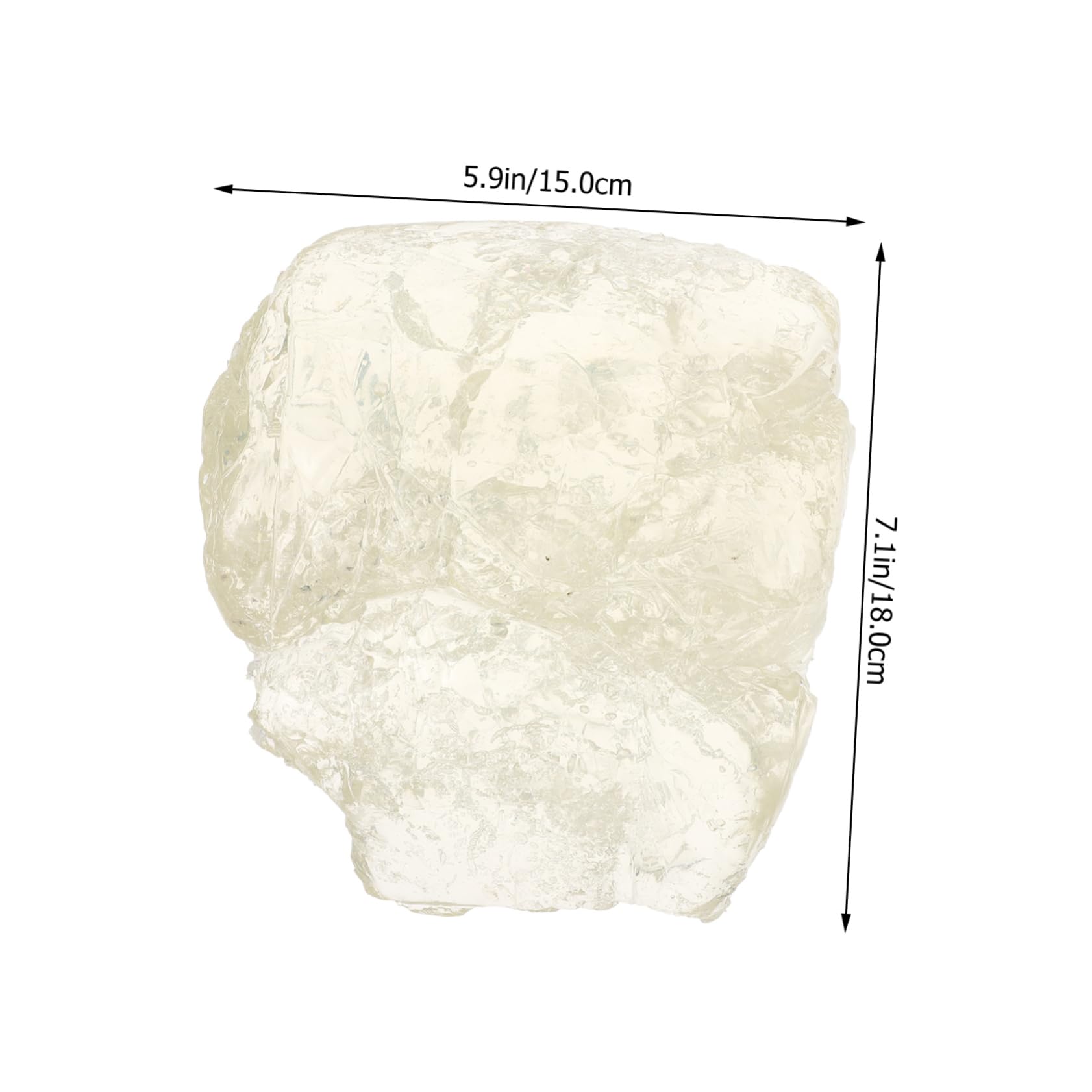 OSALADI 1kg Handmade DIY Crystal Candle Material Scented Soft Wax Easy to Use for Friends