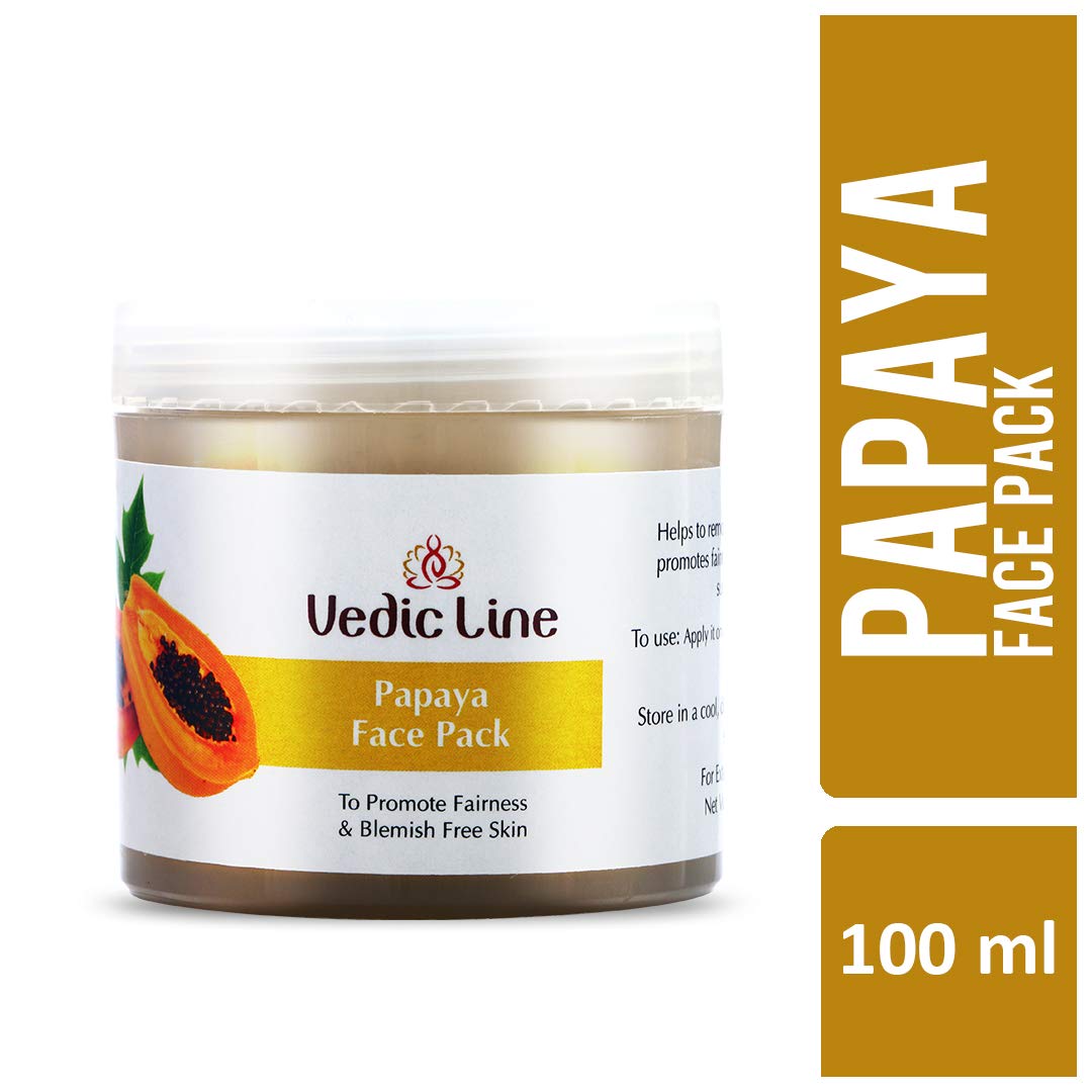 Vedic LinePapaya Face Pack, 100ml