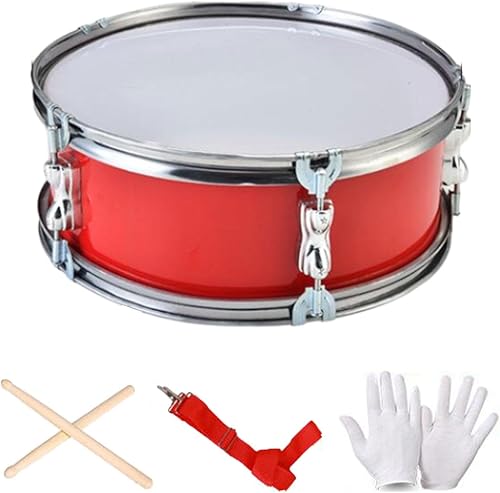 Tambor de caja de 13 pulgadas, batería de música, aprendizaje de música con correa para el hombro, instrumento de percusión, instrumentos musicales
