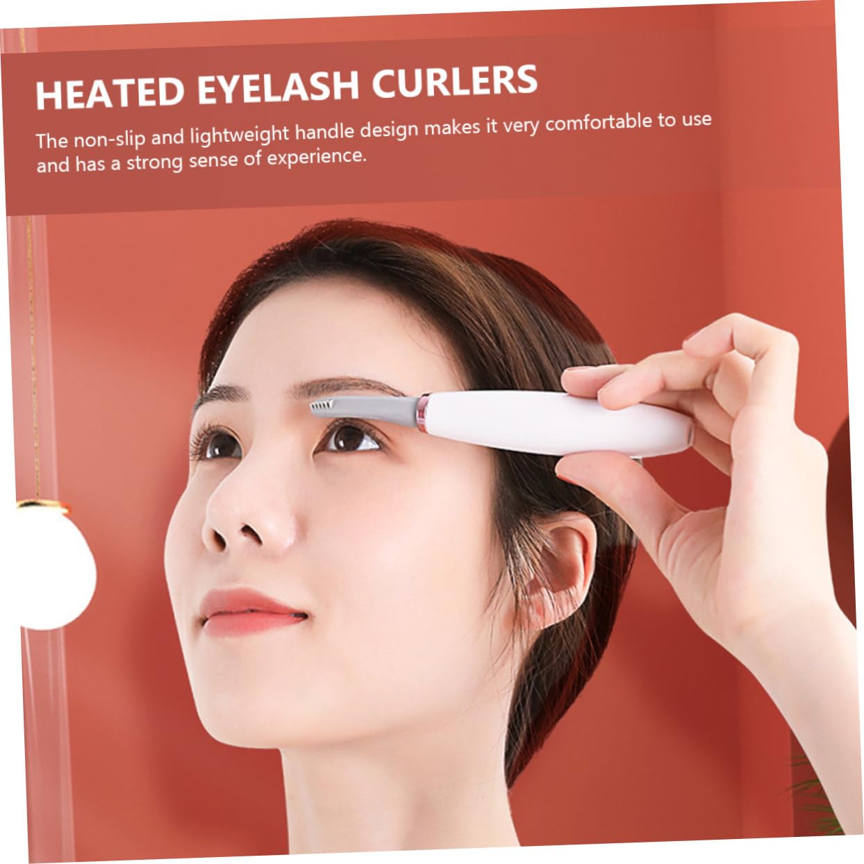 WOONEKY 3stücke Beheizte Wimpernzange Für Wimpern Elektrische Wimpernrolle Tragbar Schnelles Aufheizen Geeignet Für Stylisches Design Langlebig Und Zu Verwenden