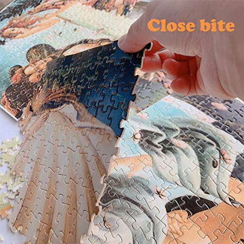 Puzzle 2000 Teile Erwachsene Holzpuzzle Wooden Jigsaw Puzzle Kaninchenkuss Blume,Puzzle Spielzeug fur Erwachsene Und… – Bild 5