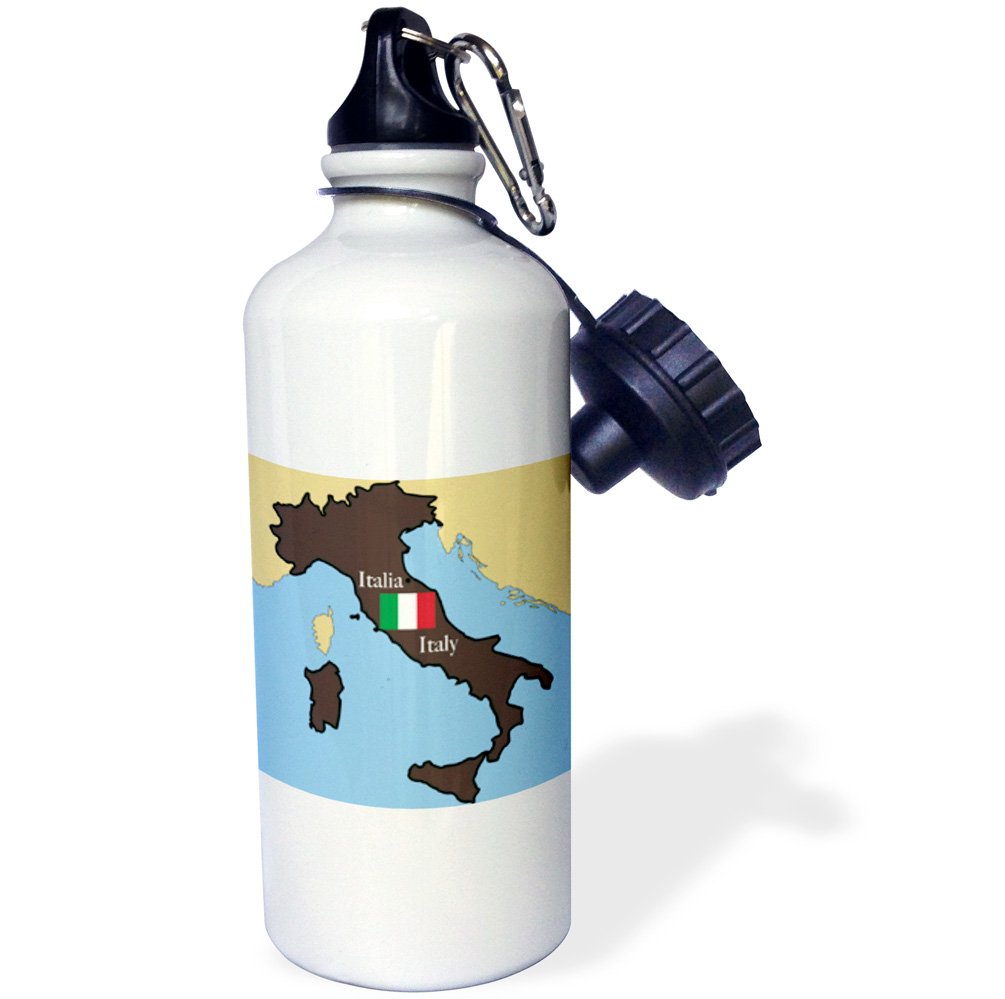 Buy images s and s The and of Italy with Italy printed in English and Italian. Water Bottles