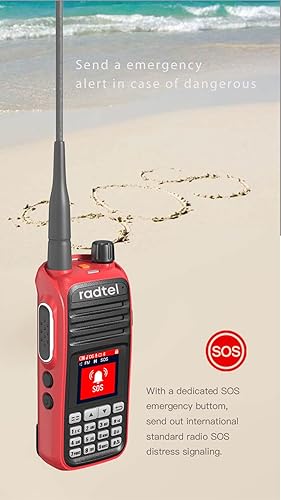 Miniatura 7 de radtel RT-420 6 Bandas Jamón Radio de dos vías 256CH Banda de Aire Walkie Talkie NOAA VOX USB SOS LCD Color Policía Escáner Aviación