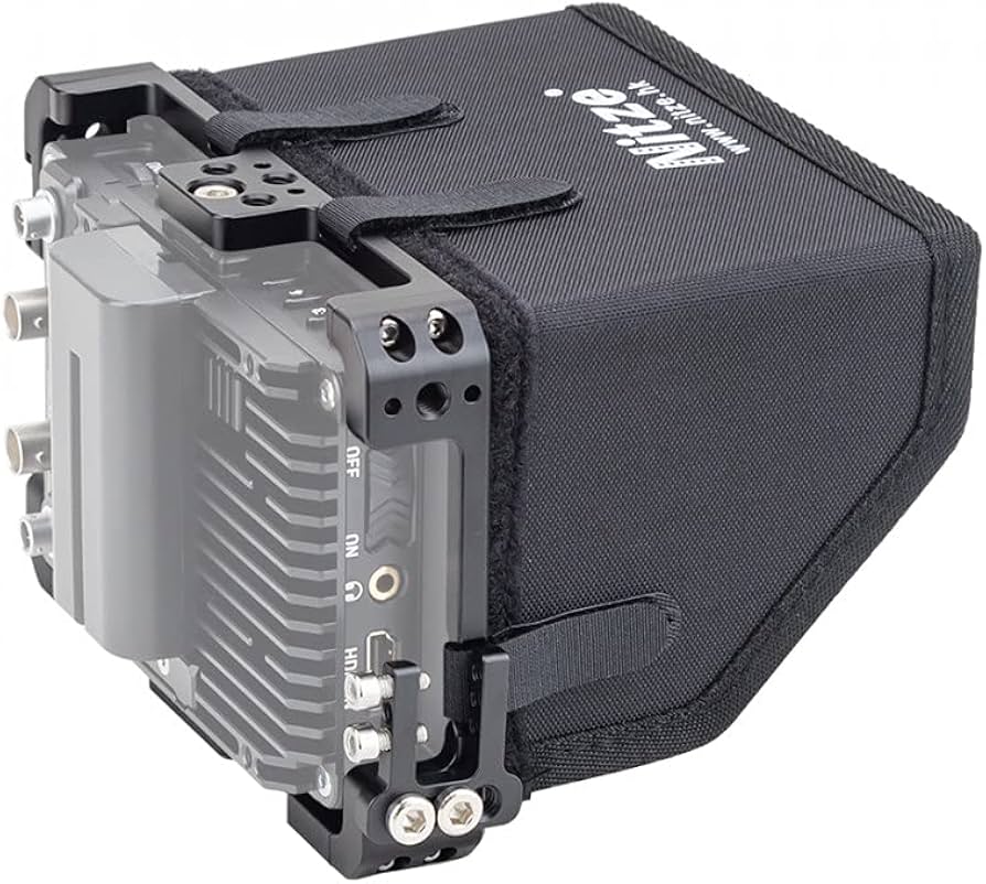 Jaula Con Parasol Nitze Para Monitor Portkeys BM5 III / BM5 III WR 5.5" - Protección Completa Y Montaje De Accesorios