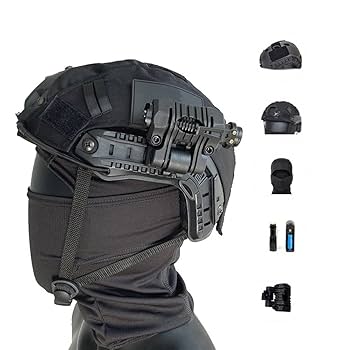 FASTタイプ ヘルメット調整可能 マウントとサイドレール付きエアソフトゲーム用 FASTタイプ ヘルメット調整可能 マウントとサイドレール付きエア